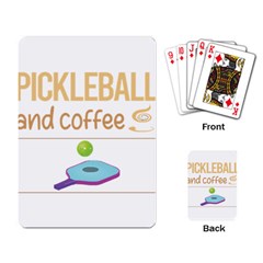 Pickleball T-shirtif It Involves Coffee Pickleball T-shirt Playing Cards Single Design (rectangle) by EnriqueJohnson