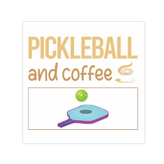 Pickleball T-shirtif It Involves Coffee Pickleball T-shirt Square Satin Scarf (30  X 30 ) by EnriqueJohnson