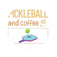 Pickleball T-shirtif It Involves Coffee Pickleball T-shirt Mini Round Pill Box by EnriqueJohnson