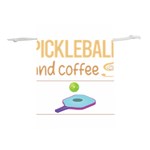 Pickleball T-shirtif It Involves Coffee Pickleball T-shirt Lightweight Drawstring Pouch (S) Front