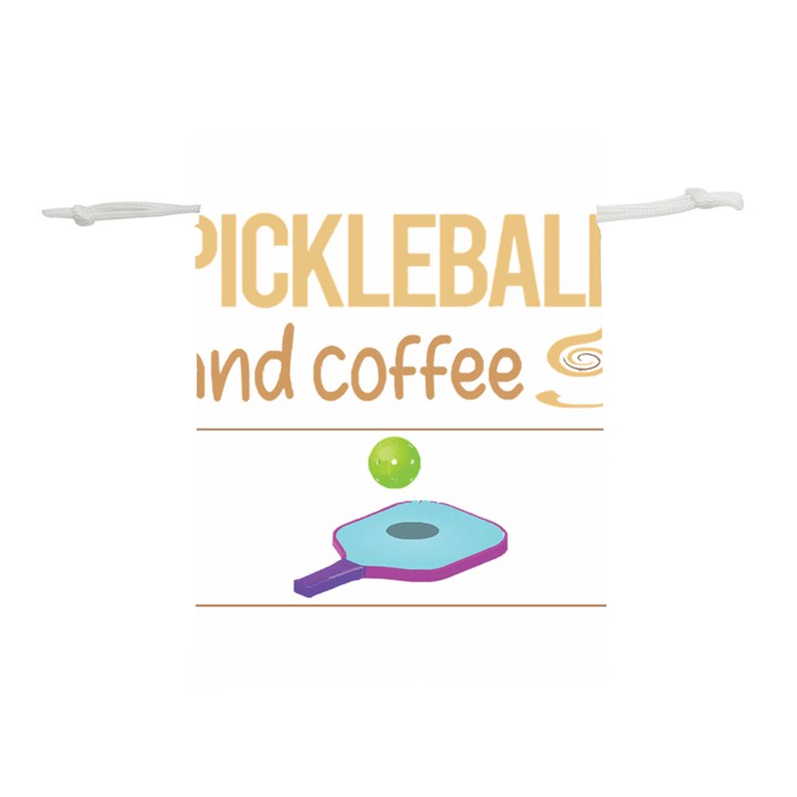 Pickleball T-shirtif It Involves Coffee Pickleball T-shirt Lightweight Drawstring Pouch (S)