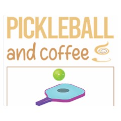 Pickleball T-shirtif It Involves Coffee Pickleball T-shirt Premium Plush Fleece Blanket (medium) by EnriqueJohnson