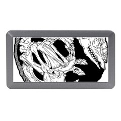 Fossil T- Shirt Armadillo Fossil X Inktober 22 - Black Design T- Shirt Memory Card Reader (mini) by ZUXUMI