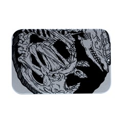 Fossil T- Shirt Armadillo Fossil X Inktober 22 - Black Design T- Shirt Open Lid Metal Box (silver)  