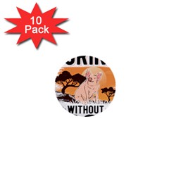 Pig T-shirtlife Would Be So Boring Without Pigs T-shirt 1  Mini Buttons (10 Pack)  by EnriqueJohnson