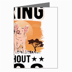 Pig T-shirtlife Would Be So Boring Without Pigs T-shirt Greeting Card by EnriqueJohnson