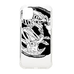 Fossil T- Shirt Armadillo Fossil X Inktober 22 - Black Design T- Shirt Iphone 11 Tpu Uv Print Case by ZUXUMI