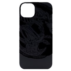 Fossil T- Shirt Armadillo Fossil X Inktober 22 - Black Design T- Shirt Iphone 14 Plus Black Uv Print Case by ZUXUMI