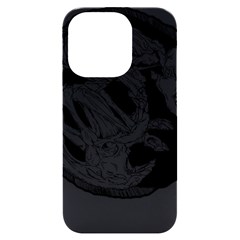 Fossil T- Shirt Armadillo Fossil X Inktober 22 - Black Design T- Shirt Iphone 14 Pro Black Uv Print Case by ZUXUMI