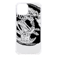 Fossil T- Shirt Armadillo Fossil X Inktober 22 - Black Design T- Shirt Iphone 13 Tpu Uv Print Case by ZUXUMI