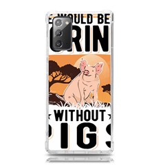 Pig T-shirtlife Would Be So Boring Without Pigs T-shirt Samsung Galaxy Note 20 Tpu Uv Case by EnriqueJohnson