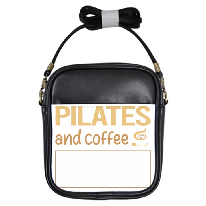 Pilates T-shirtif It Involves Coffee Pilates T-shirt Girls Sling Bag