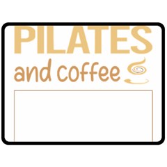 Pilates T-shirtif It Involves Coffee Pilates T-shirt Fleece Blanket (large) by EnriqueJohnson