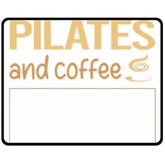 Pilates T-shirtif It Involves Coffee Pilates T-shirt Fleece Blanket (medium) by EnriqueJohnson