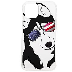 Fourth Of July T- Shirt Patriotic Husky T- Shirt Iphone 12 Pro Max Tpu Uv Print Case by ZUXUMI