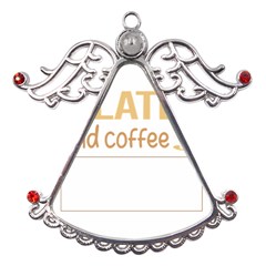 Pilates T-shirtif It Involves Coffee Pilates T-shirt Metal Angel With Crystal Ornament