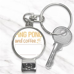 Ping Pong T-shirtif It Involves Coffee Ping Pong Table Tennis T-shirt Nail Clippers Key Chain by EnriqueJohnson