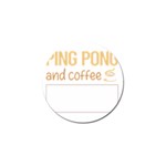 Ping Pong T-shirtif It Involves Coffee Ping Pong Table Tennis T-shirt Golf Ball Marker Front