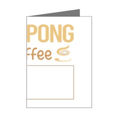 Ping Pong T-shirtif It Involves Coffee Ping Pong Table Tennis T-shirt Mini Greeting Card by EnriqueJohnson