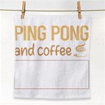 Ping Pong T-shirtif It Involves Coffee Ping Pong Table Tennis T-shirt Face Towel Front