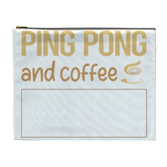 Ping Pong T-shirtif It Involves Coffee Ping Pong Table Tennis T-shirt Cosmetic Bag (xl) by EnriqueJohnson