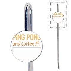 Ping Pong T-shirtif It Involves Coffee Ping Pong Table Tennis T-shirt Book Mark by EnriqueJohnson