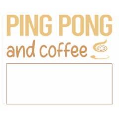 Ping Pong T-shirtif It Involves Coffee Ping Pong Table Tennis T-shirt Two Sides Premium Plush Fleece Blanket (medium) by EnriqueJohnson