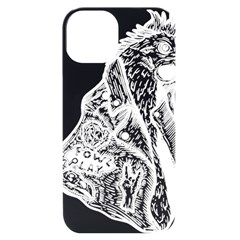 Fowl T- Shirt Fowl Play X Inktober 22 - White Design T- Shirt Iphone 14 Black Uv Print Case by ZUXUMI