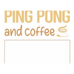 Ping Pong T-shirtif It Involves Coffee Ping Pong Table Tennis T-shirt Two Sides Premium Plush Fleece Blanket (extra Small) by EnriqueJohnson