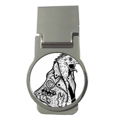 Fowl T- Shirt Fowl Play X Inktober 22 T- Shirt Money Clips (round)  by ZUXUMI