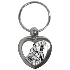 Fowl T- Shirt Fowl Play X Inktober 22 T- Shirt Key Chain (heart) by ZUXUMI