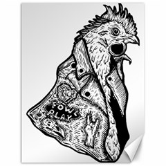 Fowl T- Shirt Fowl Play X Inktober 22 T- Shirt Canvas 12  X 16  by ZUXUMI