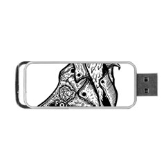 Fowl T- Shirt Fowl Play X Inktober 22 T- Shirt Portable Usb Flash (one Side) by ZUXUMI