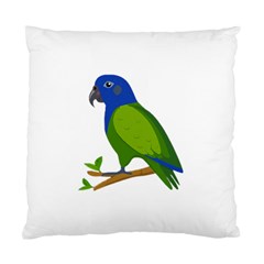 Pionus T-shirtwhite Look Calm Pionus 01 T-shirt (1) Standard Cushion Case (one Side) by EnriqueJohnson