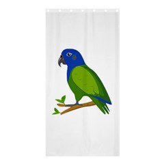 Pionus T-shirtwhite Look Calm Pionus 01 T-shirt (1) Shower Curtain 36  X 72  (stall)  by EnriqueJohnson