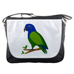 Pionus T-shirtwhite Look Calm Pionus 01 T-shirt (1) Messenger Bag by EnriqueJohnson