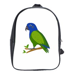 Pionus T-shirtwhite Look Calm Pionus 01 T-shirt (1) School Bag (xl) by EnriqueJohnson