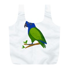 Pionus T-shirtwhite Look Calm Pionus 01 T-shirt (1) Full Print Recycle Bag (l) by EnriqueJohnson