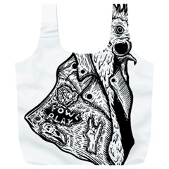 Fowl T- Shirt Fowl Play X Inktober 22 T- Shirt Full Print Recycle Bag (xxxl) by ZUXUMI