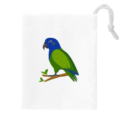 Pionus T-shirtwhite Look Calm Pionus 01 T-shirt (1) Drawstring Pouch (4xl) by EnriqueJohnson