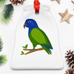 Pionus T-shirtwhite Look Calm Pionus 01 T-shirt Bell Ornament (two Sides)