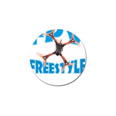 Fpv Freestyle T- Shirt F P V Freestyle Drone Racing Drawing Artwork T- Shirt (1) Golf Ball Marker (10 Pack) by ZUXUMI