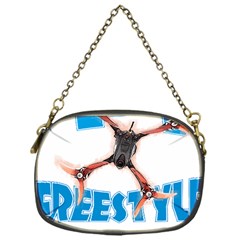 Fpv Freestyle T- Shirt F P V Freestyle Drone Racing Drawing Artwork T- Shirt (1) Chain Purse (one Side) by ZUXUMI