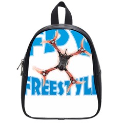 Fpv Freestyle T- Shirt F P V Freestyle Drone Racing Drawing Artwork T- Shirt (1) School Bag (small) by ZUXUMI