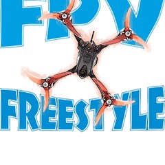 Fpv Freestyle T- Shirt F P V Freestyle Drone Racing Drawing Artwork T- Shirt (1) Play Mat (square) by ZUXUMI