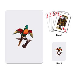 Pionus T-shirtwhite Look Calm Pionus 02 T-shirt (1) Playing Cards Single Design (rectangle) by EnriqueJohnson