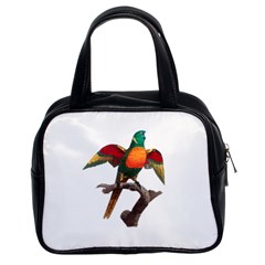 Pionus T-shirtwhite Look Calm Pionus 02 T-shirt (1) Classic Handbag (two Sides) by EnriqueJohnson