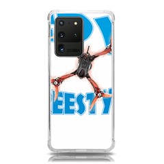 Fpv Freestyle T- Shirt F P V Freestyle Drone Racing Drawing Artwork T- Shirt (1) Samsung Galaxy S20 Ultra 6 9 Inch Tpu Uv Case by ZUXUMI