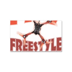 Fpv Freestyle T- Shirt F P V Freestyle Drone Racing Drawing Artwork T- Shirt (2) Sticker Rectangular (10 Pack) by ZUXUMI