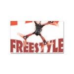 Fpv Freestyle T- Shirt F P V Freestyle Drone Racing Drawing Artwork T- Shirt (2) Sticker Rectangular (10 pack) Front